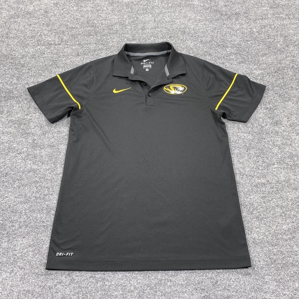 Missouri Tigers Shirt Mens Small Black NCAA College Nike Mizzou Performance